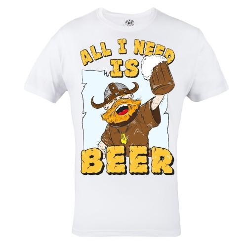 KOSZULKA ŚMIESZNE ALL I NEED IS BEER 2