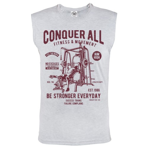 BEZRĘKAWNIK CONQUER ALL BE STRONG EVERY DAY 