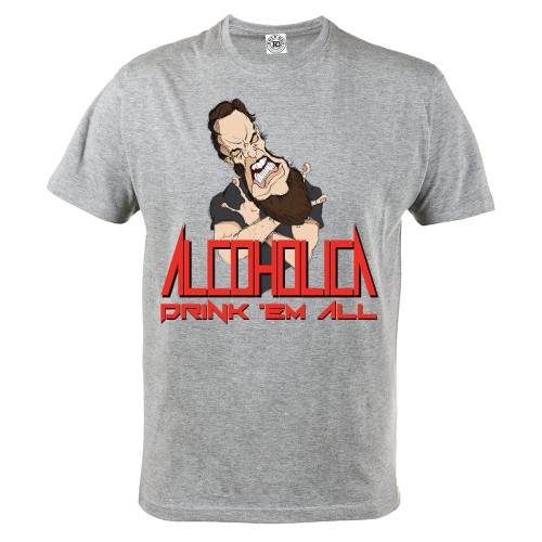 KOSZULKA ŚMIESZNE ALCOHOLICA 6
