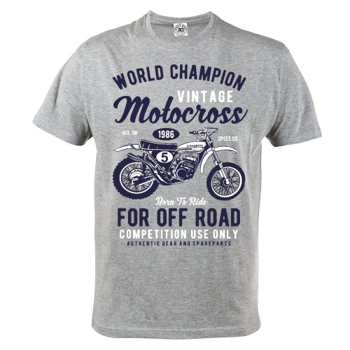 KOSZULKA MĘSKA VINTAGE MOTOCROSS 2