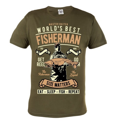 KOSZULKA WORLDS BEST FISHERMAN