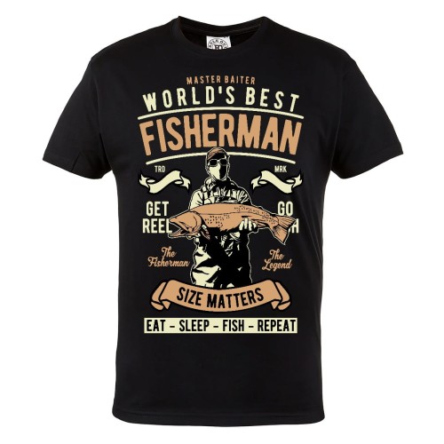 KOSZULKA WORLDS BEST FISHERMAN 2