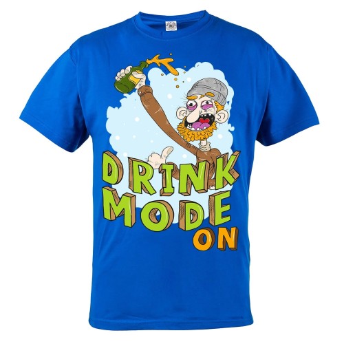 KOSZULKA ŚMIESZNE DRINK MODE ON 3