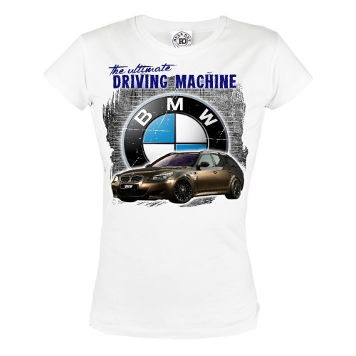 KOSZULKA DAMSKA THE ULTIMATE DRIVING MACHINE GOLDEN 