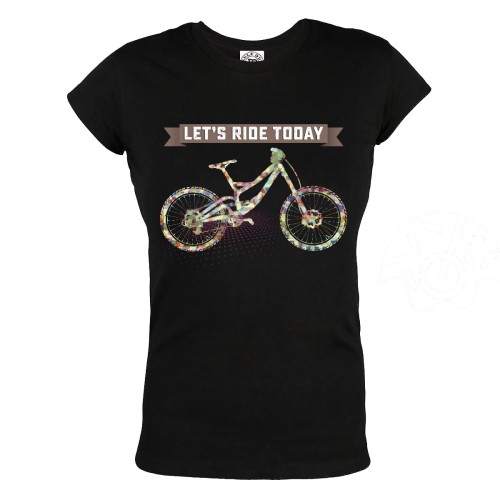 KOSZULKA DAMSKA LET'S RIDE TODAY 1