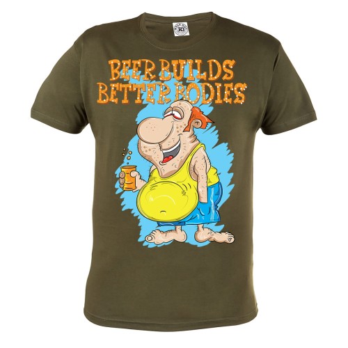 KOSZULKA ŚMIESZNE BEER BUILDS BEETER BODIES 4