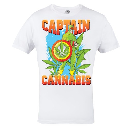 KOSZULKA ŚMIESZNE CAPITAN CANNABIS 2