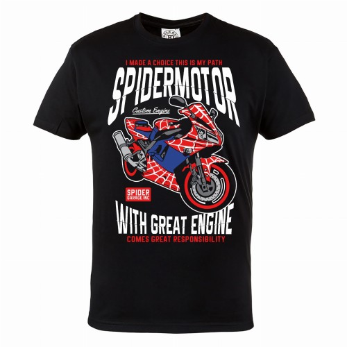 KOSZULKA MĘSKA SPIDER MOTOR 
