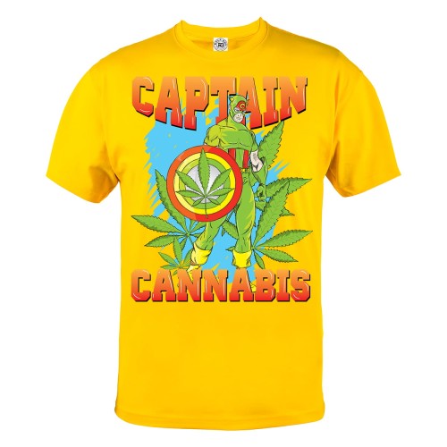 KOSZULKA ŚMIESZNE CAPITAN CANNABIS 8