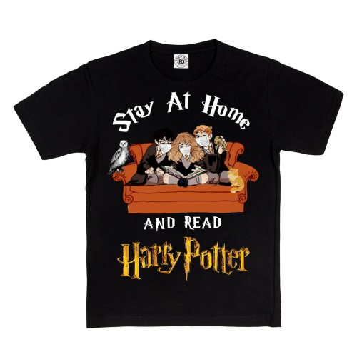 DZIECIĘCA KOSZULKA FILMOWA HARRY POTTER STAY AT HOME AND READ 04 1