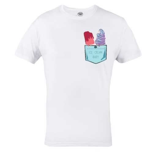 KOSZULKA ICE CREAM BABY W KIESZONCE 