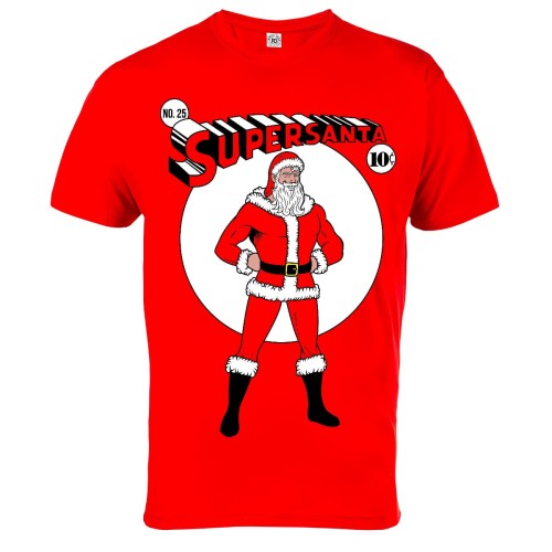 KOSZULKA ŚWIĄTECZNA MĘSKA SANTA SUPER