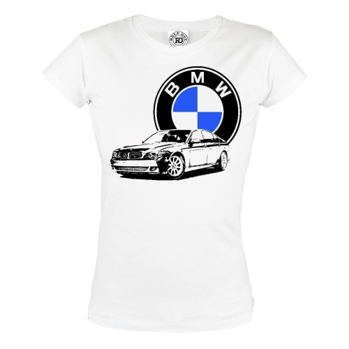 KOSZULKA DAMSKA DAMSKA BMW SZKIC 