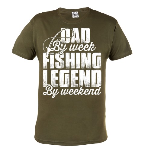 KOSZULKA DAD BY WEEK FISHING LEGEND BY WEEKEND 1
