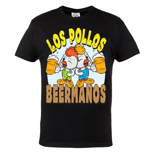 KOSZULKA ŚMIESZNE LOS POLLOS BEERMANOS