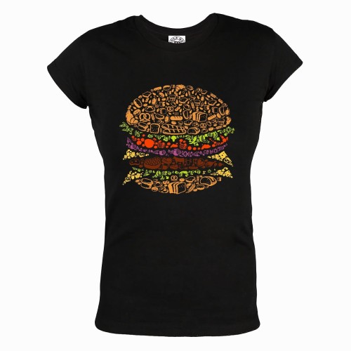 KOSZULKA DAMSKA BURGER