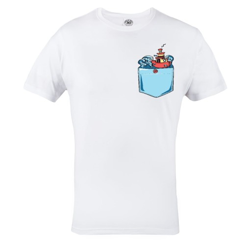 KOSZULKA STATEK W KIESZONCE