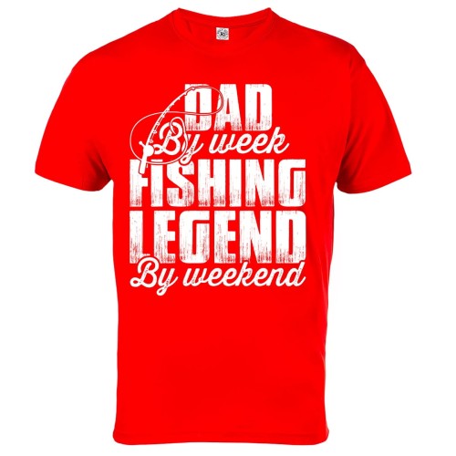 KOSZULKA DAD BY WEEK FISHING LEGEND BY WEEKEND 6