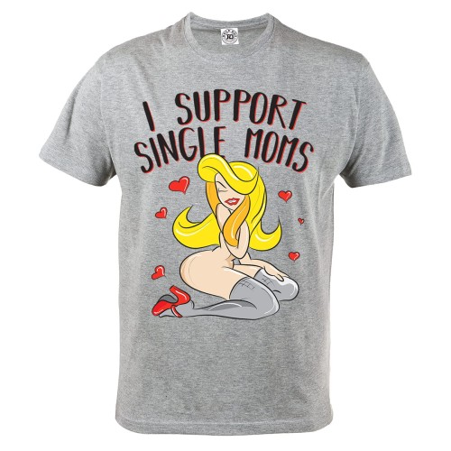KOSZULKA ŚMIESZNE I SUPPORT SINGLE MOMS 3