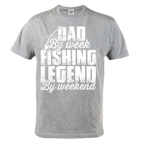 KOSZULKA DAD BY WEEK FISHING LEGEND BY WEEKEND 3