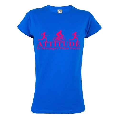 KOSZULKA DAMSKA ATTITUDE IS STRONGER THAN FACTS 2