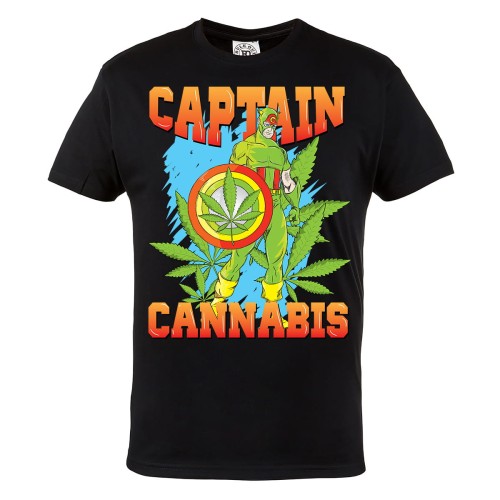 KOSZULKA ŚMIESZNE CAPITAN CANNABIS 1