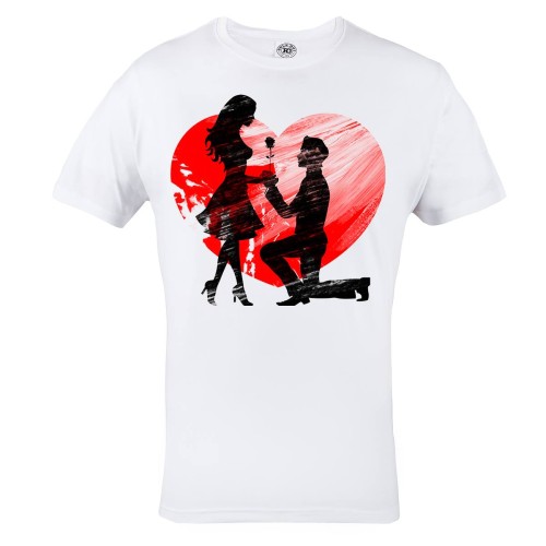 KOSZULKA WALENTYNKOWA PREZENT NA WALENTYNKI DLA NIEGO LOVE IN THE AIR 