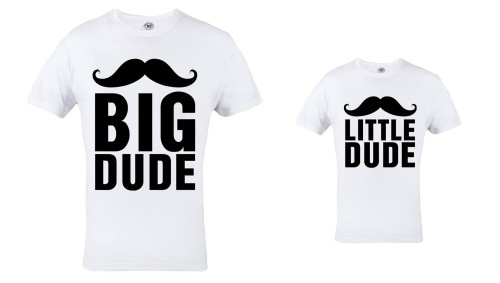 KOSZULKA BIG DUDE & LITTLE DUDE 