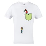 KOSZULKA CHŁOPIEC I DZIEWCZYNKA W KIESZONCE