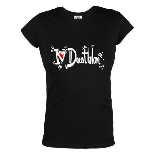 KOSZULKA DAMSKA I LOVE DUATHLON 1