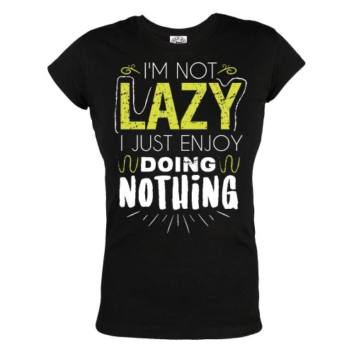 KOSZULKA DAMSKA I'M NOT LAZY I JUST ENJOY DOING NOTHING 