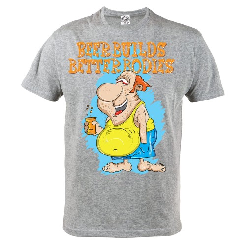 KOSZULKA ŚMIESZNE BEER BUILDS BEETER BODIES 6