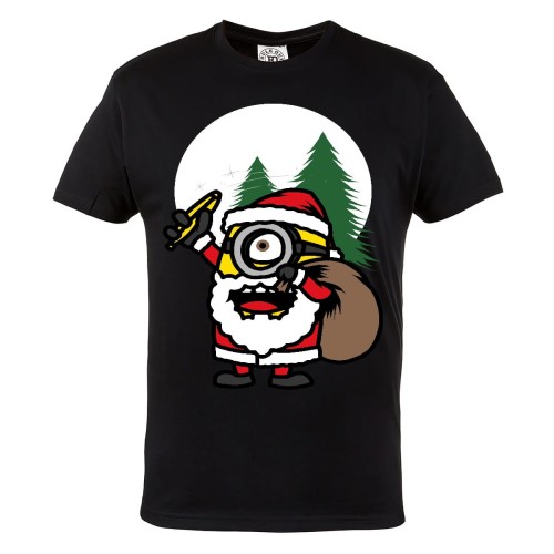 KOSZULKA ŚWIĄTECZNA MĘSKA SANTA CLAUS MINON IS COMING 2