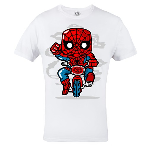 KOSZULKA SPIDER MAN ON A BIKE 3