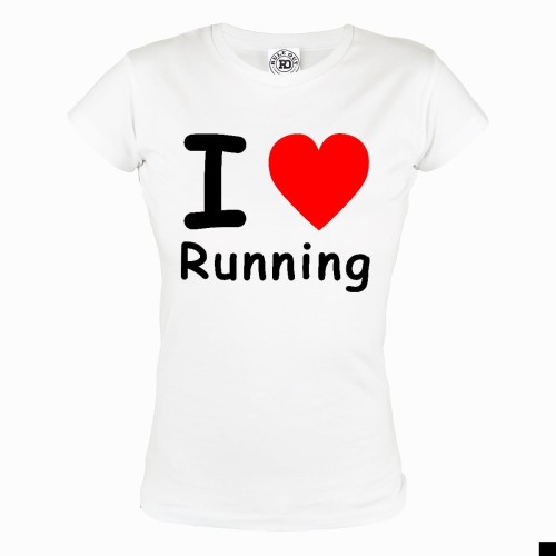 KOSZULKA DAMSKA I LOVE RUNNING 3